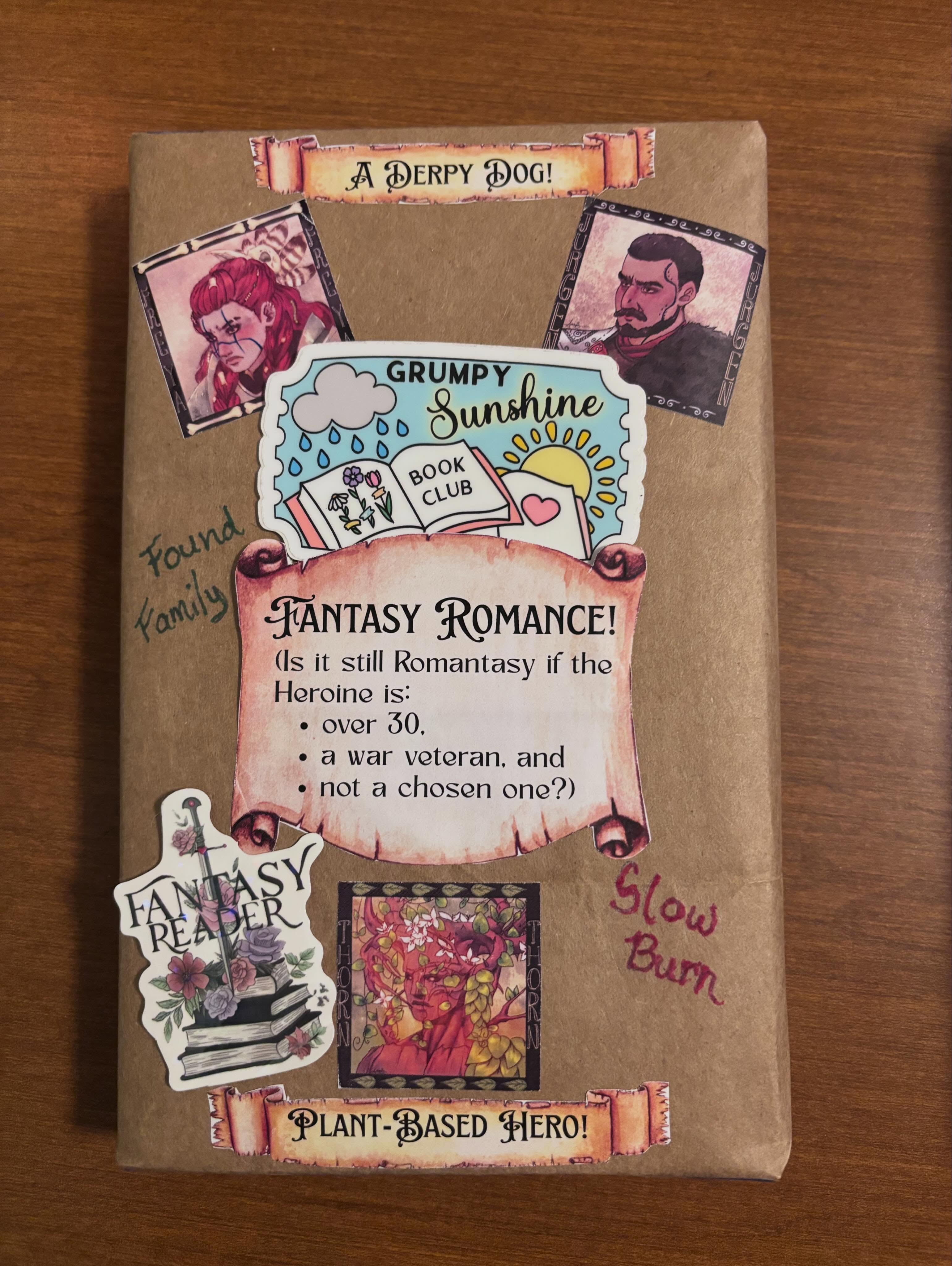 My books are all dressed up for a Blind Date with a Book giveaway at the conference I’m attending this weekend.
