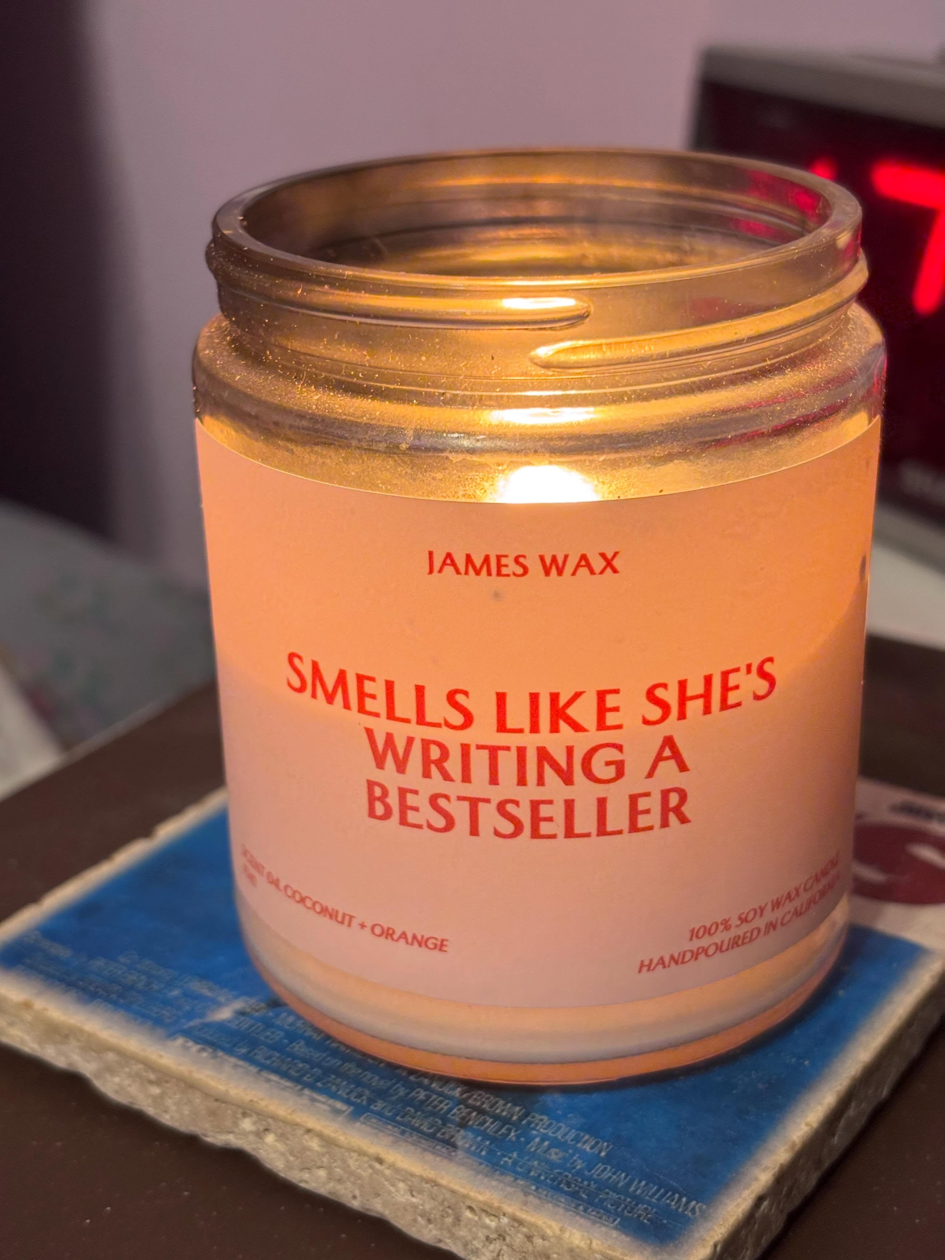I’m officially in edits mode for book 2, so I switched to a different candle. #amwritingromance #amwritingromantasy